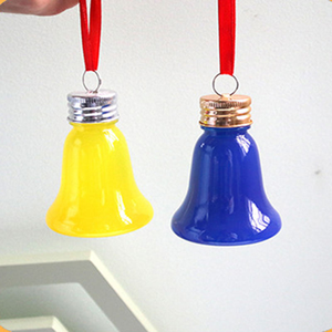 Vente en gros 50ml pour bouteille en forme de cloche en plastique PET couvercle en aluminium eau minérale jus/thé surface de sérigraphie jetable - Product Image 3