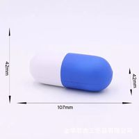 AI-MICH nouveauté balles anti-Stress à presser vente chaude peluche gonflable en forme de pilule Logo personnalisé pour enfants et adultes