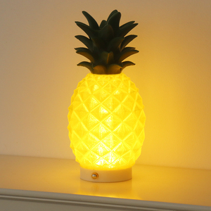 Lámpara de Noche de <span class=keywords><strong>Piña</strong></span> Impresa en 3D, Lámpara de Escritorio LED PLA, Lámpara de Noche Recargable con Batería y Atenuación para Decoración de Dormitorio - Product Image 5
