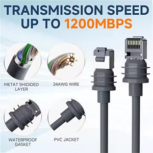 Kit de Câbles de Communication Starlink Étanche XXD V4 Gen3, pour Transfert de Données Haute Vitesse, Extérieur-Intérieur - Product Image 3