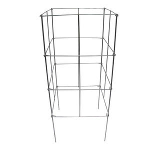 Resistente acciaio zincato gabbia di supporto di pomodoro quadrato resistente pianta da giardino ad alte prestazioni rivestimento in polvere imballaggio in scatola - Product Image 1