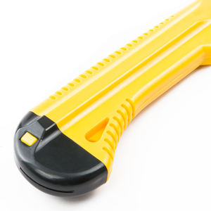 Cuchillo de Caja Económico Multifunción con Botón de Empuje, Cuchilla Retráctil de Cambio Rápido de Acero al Carbono, Mango de Plástico, para Bricolaje Industrial - Product Image 3