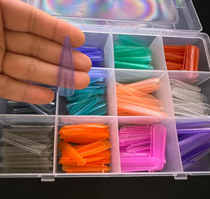 Mới nhất đầy màu sắ<span class=keywords><strong>c</strong></span> kép Nail forms vuông <span class=keywords><strong>Shape</strong></span> Mix 12 khá<span class=keywords><strong>c</strong></span> nhau Stiletto hạnh nhân Nail lời khuyên cho bán buôn (288 <span class=keywords><strong>c</strong></span>ái/hộp) - Product Image 6