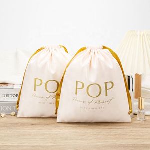 Custom Logo Organic Cotton Canvas Gift Packaging Dust Drawstring Bag - Product Image 1