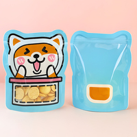 Sachets en plastique à fermeture éclair de forme irrégulière, design spécial, sachets en mylar en forme de sachet thermique, sachets étanches à l'humidité, sachets découpés pour bonbons