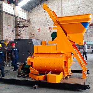 Bétonnière JS750, mélangeur à double arbre, machine de construction en béton - Product Image 3