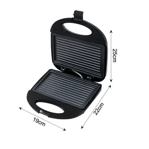 Cao Cấp Thương Hiệu Raf Hot 2 Lát Điện Mini Không Dính Nướng Toster Panini Bánh Sandwich Các Nhà Sản Xuất Waffle Pan Nhà Sản Xuất Ăn Sáng Máy