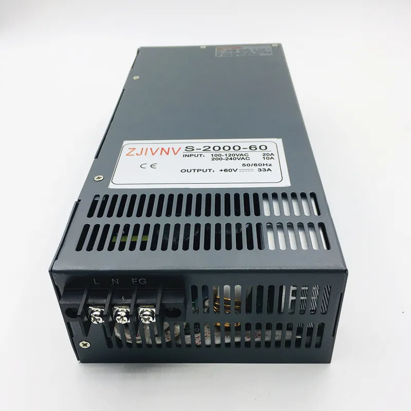 2000W 스위칭 전원 공급 장치 0-48V 0-41A 정전압 및 전류 조절 전원 공급 장치 충전 rAc dc 변환기