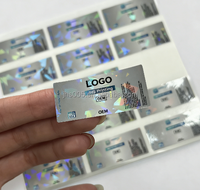 Film laser arc-en-ciel, étiquettes en peptide, autocollants en vinyle, vernis UV sélectif, flacon de 2 ml, 3 ml, 5 ml, flacon holographique avec estampage à chaud en feuille d'or, flacon en verre