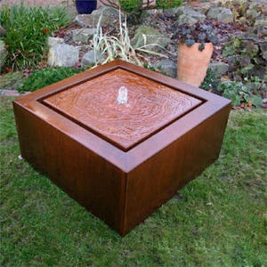 Fournisseur d'eau d'étang en acier corten pour <span class=keywords><strong>jardin</strong></span>/patio - Product Image 1