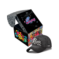 Boîtes d'expédition en carton ondulé de qualité supérieure, style européen, mode de rue, graffiti de cow-boy vert néon personnalisé FUSSEN, bricolage, graduation