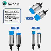 Capteur de Proximité Inductif OEM ODM M30 15mm NPN PNP NO NC 2 Fils 3 Fils Cylindrique IP67 Logo Personnalisé Vente en Gros
