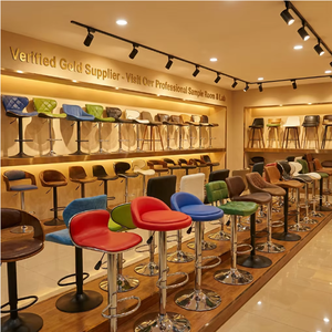 Sgabelli da Bar Girevoli in PU di Lusso, Comodi ed Ergonomici, <span class=keywords><strong>per</strong></span> Arredamento Moderno di Casa e Hotel - Product Image 5