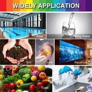 Testeurs de pH, Bandelettes de test de pH, Bandelettes indicatrices 1-14, Testeur de papier tournesol / Instruments de mesure et d'analyse neufs - Product Image 3