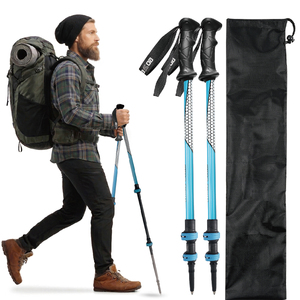 Bâtons de randonnée télescopiques en aluminium légers XATP pour la randonnée, la <span class=keywords><strong>marche</strong></span> sur neige et la <span class=keywords><strong>marche</strong></span> à pied - Product Image 1