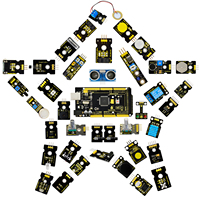 Keyestudio STEM Kit de aprendizaje de programación 37 en 1 Sensor V2.0 Kit de módulo para Arduino
