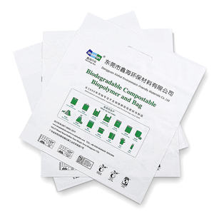 Custom Logo Luxury Grocery <strong>Bag</strong> Carrier Biodegradable PLA <strong>Plastic</strong> Shopping <strong>Bags</strong> for Supermarket Use <strong>with</strong> Shoes and Socks - Product Image 3