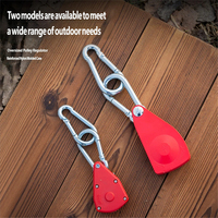 Vente flash : poulie à cliquet pour l'extérieur, poulie fixe pour corde de tente, tendeur de corde réglable, sangle de tension, boucle de corde de camping