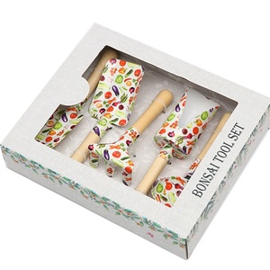 La caja de regalo de herramientas de jardinería con estampado de frutas y verduras de 5 piezas para niños incluye <span class=keywords><strong>palas</strong></span> especiales para plantar trasplantes - Product Image 2