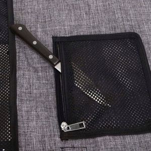 Sac à couteaux de chef imperméable BSCI, sac de rangement pour ustensiles de cuisine, 12 emplacements, étui à couteaux - Product Image 4