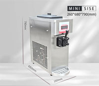 Petite machine à crème glacée à contrôle automatique multifonction de bureau à vente directe d'usine