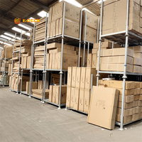 Système empilable mobile de supports de chariot élévateur en métal de stockage résistant avec les bras démontables