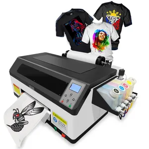 דומסאם A3 סרט לחיות מחמד הדפסת חולצות טקסטיל מכונת טקסטיל דיגיטלית Dtf הדפסת סרטים לחיות מחמד מדפסת 30 ס""מ רוחב Dtf מדפסות עם ראש Xp600