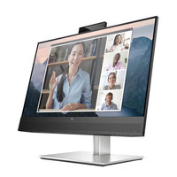 Caméra de visioconférence avec écran IPS de 23,8 pouces E24mv G4, microphone, moniteur, remplacement pour E243M E24MV G4
