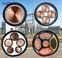Fil électrique en cuivre SinoShine 2,5 mm 4 mm 6 mm, câble électrique monoconducteur isolé XLPE YJV pour ordinateur industriel