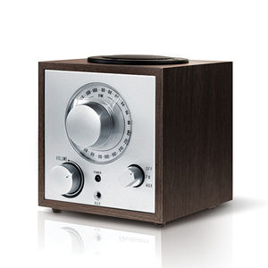 Thuis Tafelblad Vintage Sterio Analoog Hout Afgewerkt Reloj De Mesa Digitale Fm/Am Radio Klok Leveranciers - Product Image 5