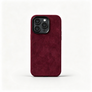 <span class=keywords><strong>Coque</strong></span> de téléphone pour <span class=keywords><strong>iPhone</strong></span> 14 en Alcantara italien authentique, avec cadre de caméra en métal et attraction magnétique, service OEM/ODM - Product Image 1