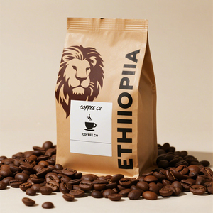 Sacchetti per Caffè in Alluminio con Fondo Piatto e Chiusura a Zip, Personalizzabili, 250g 500g 1kg, Confezioni Premium per Chicchi di Caffè - Product Image 4