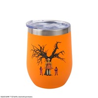 Nouveauté 2026 : Mug de voyage isotherme en acier inoxydable 12 oz, motif Squid Game coréen populaire sur Netflix, antidérapant, mignon, en promotion