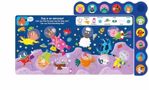 Livre sonore Wacky Farm : Cherchez les animaux, les objets, les véhicules et plus encore – Livre sonore à 10 boutons avec 3 sons uniques - Product Image 6