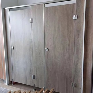 Phân vùng phòng tắm nhà vệ sinh tủ nhà vệ sinh công cộng màu đen - Product Image 3