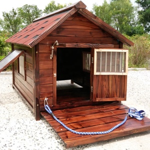 กรงไม้ขนาดใหญ่สำหรับสุนัขบ้านที่ทนต่อสภาพอากาศกลางแจ้ง,กรงสุนัข - Product Image 6