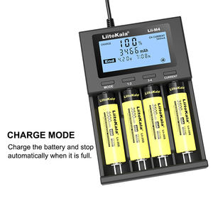 Original LiitoKala Lii-M4 4 Steckplatz 5V 2A LCD-Display Universal Smart Charger Test kapazität 26650 18650 21700 AA AAA Batterie ladegerät - Product Image 6