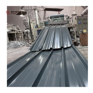 Tetto impermeabile materiale da costruzione teja trapezoidale upvc fogli techos para casas tegole tegole in pvc - Product Image 1