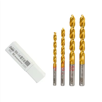 Foret M42 revêtu de TiN, 8% de cobalt, type robuste, spirale rapide, 135 °   Point de rupture pour l'acier inoxydable, l'acier trempé, le métal