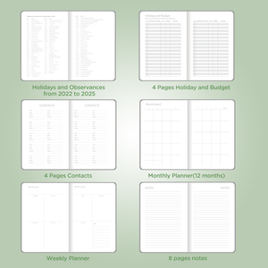 Venda quente A5 couro espiral encadernado Agenda Custom Undated Softcover Escritório Papelaria Planner - Product Image 5