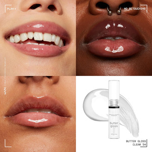 Brillo Labial Transparente Efecto Mantequilla, No Pegajoso, Hidratante, con Brillo de Cristal y Efecto Voluminizador - Product Image 4