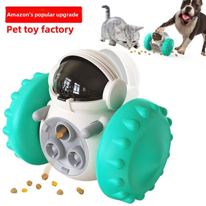 Juguete Dispensador de Comida Interactivo para Perros, Dispensador de Golosinas Rodante, Rompecabezas de Alimentación Lenta para Perros, Dispensador de Comida Robótico, Fábrica OEM - Product Image 1