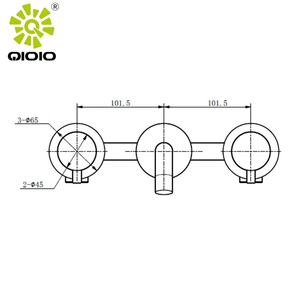 Modern Bathroom Concealed Wall-Mounted Dual Handle 304 Lead-Free Stainless Steel Ceramic <strong>Valve</strong> Core Metered <strong>Wash</strong> <strong>Basin</strong> Faucet - Product Image 6
