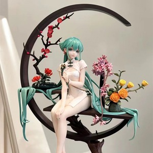 ตุ๊กตาพีวีซีผมยาวรูปเจ้าหญิงหิมะสไตล์อะนิเมะสำหรับถุงโชคดีแช่แข็งชุดแบบจำลองตุ๊กตาเจ้าหญิงหิมะผมยาวพีวีซี - Product Image 6