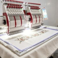 Machine à broder informatisée prête à l'emploi pour la broderie de casquettes et la création de logos personnalisés