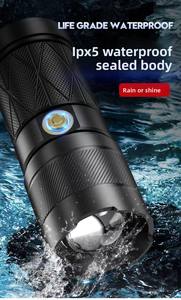 <span class=keywords><strong>ไฟ</strong></span>ฉาย LED ลิเธียมแบบชาร์จ USB 10W กันน้ำ IP44 ปรับระดับแสงได้ ซูมได้ ทนทาน ผลิตจากอลูมิเนียมอัลลอยด์ พร้อมพาว<span class=keywords><strong>เวอร์</strong></span><span class=keywords><strong>แบงค์</strong></span> ความสว่าง 1000 ลูเมนส์ - Product Image 5