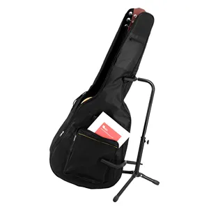GB15-38/39/40/41 Capa de guitarra Eva com zíper portátil para guitarra, equipamento acústico personalizado à prova de choque, estojo de armazenamento para guitarra