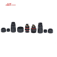 Conectores Lilutong M19 de 3+5 Pines, Cable a Cable, Impermeables IP67 IP68, para Cable de Atenuación de Luz para Cultivo de Plantas