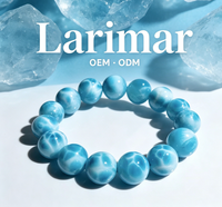 Bracelet en Larimar Naturel de Qualité Collectionneur, Pectolite avec Motif Dos de Tortue, Teinte Jade Glacé, Bicolore, Énergie Océanique, Élément Aquatique