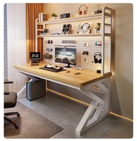 Bureau de jeu électronique de compétition Advanced Sense avec surface en bois, de luxe, pour chambre, maison, ordinateur, bibliothèque, portable, réglable, en métal